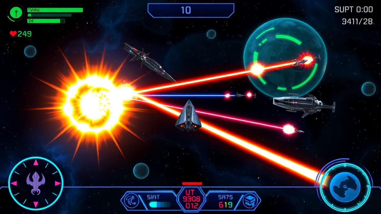 Space Defender gameplay preview thumbnail